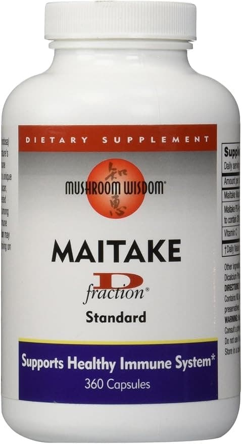 Mushroom Wisdom Maitake D-Fraction — 360 Capsules