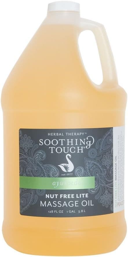 Soothing Touch Nut-Free Lite Massage Oil — 1 Gallon